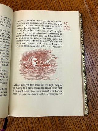 ALICE IN WONDERLAND. With all the original engravings as drawn by Sir John Tenniel.