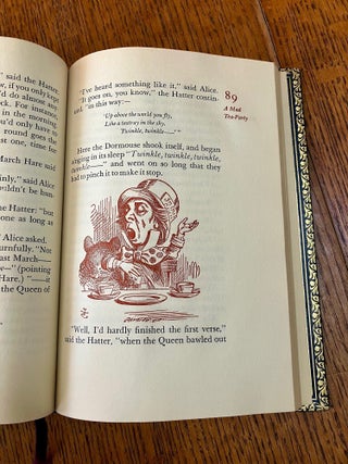 ALICE IN WONDERLAND. With all the original engravings as drawn by Sir John Tenniel.