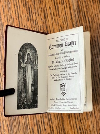THE BOOK OF COMMON PRAYER. And administration of the Holy Communion. According to the use of The church of England.-----Bound with; Hymns Ancient and Modern. For use in the services of the Church. Complete Edition.