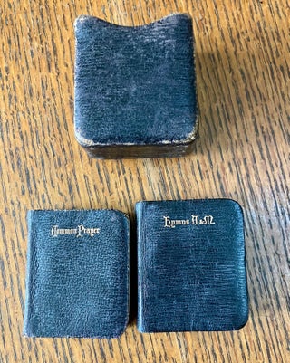 THE BOOK OF COMMON PRAYER. --- HYMNS ANCIENT AND MODERN. And administration of the Holy Communion. According to the use of The church of England.-----Bound with; Hymns Ancient and Modern. For use in the services of the Church. Complete Edition.