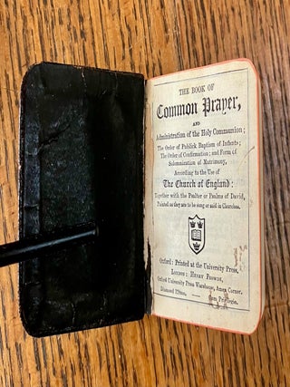 THE BOOK OF COMMON PRAYER. --- HYMNS ANCIENT AND MODERN. And administration of the Holy Communion. According to the use of The church of England.-----Bound with; Hymns Ancient and Modern. For use in the services of the Church. Complete Edition.