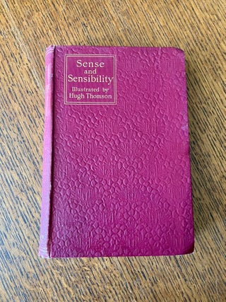 Item #11674 SENSE AND SENSIBILITY. With an introduction by Austin Dobson. AUSTEN. JANE., Thomson....