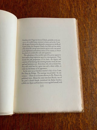 THE ODES AND SONNETS OF GARCILASO DE LA VEGA. An English verse rendering by James Cleugh.