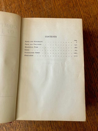 THE COMPLETE NOVELS. Sense and Sensibility. - Pride and Prejudice. - Mansfield Park. - Emma. - Northanger Abbey & Persuasion. -- Modern Library of the World's best books.