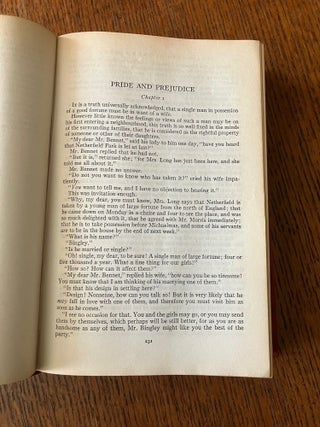 THE COMPLETE NOVELS. Sense and Sensibility. - Pride and Prejudice. - Mansfield Park. - Emma. - Northanger Abbey & Persuasion. -- Modern Library of the World's best books.