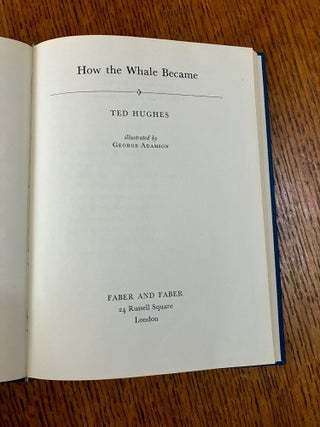 HOW THE WHALE BECAME.