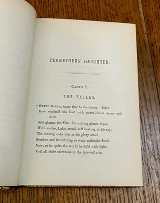 PROMETHEUS' DAUGHTER. A Poem.