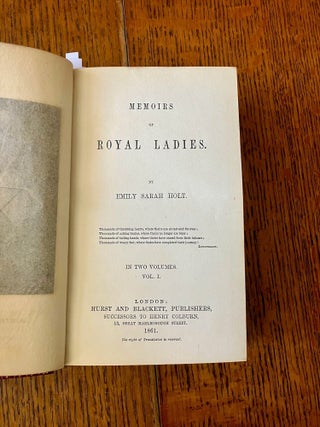 MEMOIRS OF ROYAL LADIES. In two volumes.
