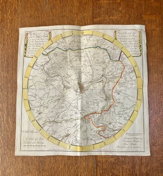 Item #11699 A MAP OF 5 MILES ROUND THE CITY OF BATH. On a scale of one inch & half to a mile,...