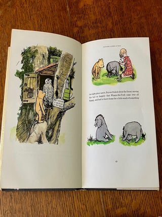 WINNIE THE POOH & CHRISTOPHER ROBIN SET. When we were very young. -- Winnie the Pooh. -- Now we are six. -- The House at Pooh Corner.