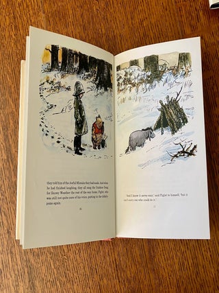 WINNIE THE POOH & CHRISTOPHER ROBIN SET. When we were very young. -- Winnie the Pooh. -- Now we are six. -- The House at Pooh Corner.