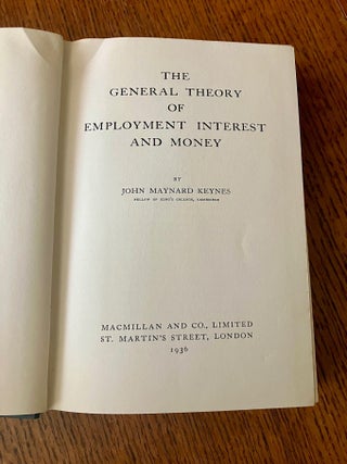 THE GENERAL THEORY OF EMPLOYMENT, INTEREST AND MONEY.