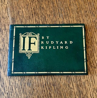 Item #11737 IF. KIPLING. RUDYARD