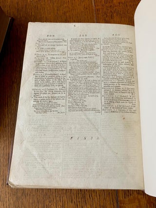 A DICTIONARY OF THE ENGLISH LANGUAGE. In which the words are deduced from their originals, and illustrated in their different significations by examples from the best writers. To which are prefixed A history of the language, and an English Grammar.