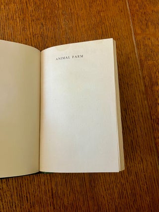 ANIMAL FARM. A fairy story.