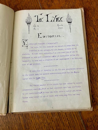 THE LYNX. Spring number. Vol. 2, No. 1. March 1923.