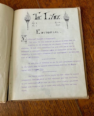 THE LYNX. Spring number. Vol. 2, No. 1. March 1923.