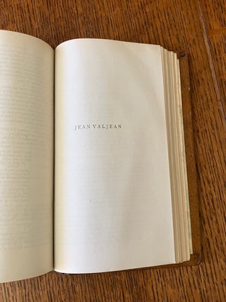 LES MISERABLES. Translated from the French by Charles E. Wilbour. --- Fantine, Cosette, Marius, Saint-Denis, Jean Valjean.