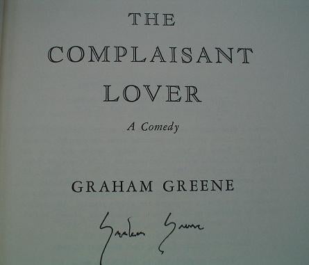 Item #3411 THE COMPLAISANT LOVER. A comedy. GREENE. GRAHAM.