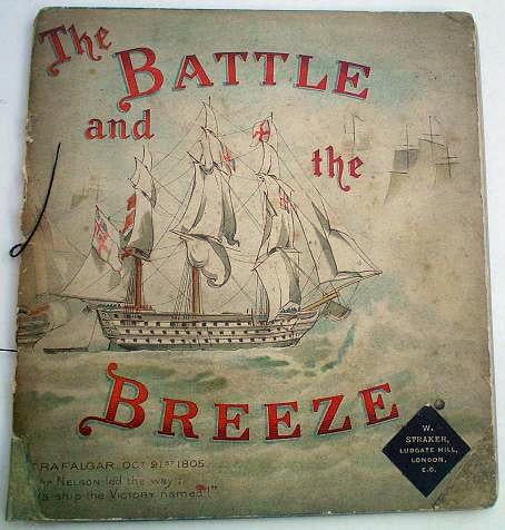 Item #3676 THE BATTLE AND THE BREEZE. Verses from celebrated poems and sea songs. COISH. HARRY. Selects And Illustrates.