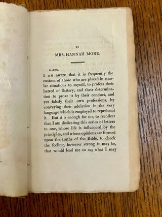 LETTERS ON THE IMPORTANCE, DUTY AND ADVANTAGES OF EARLY RISING. Addresses to Heads of Families, the Man of Business, the Lover of Nature, the Student, and the Christian.