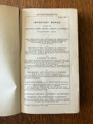 AN ESSAY ON PROBABILITIES. And on their application to life contingencies and insurance offices.