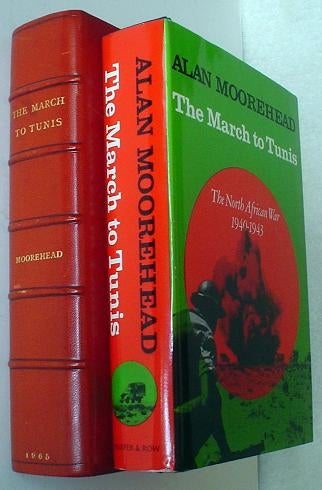 Item #5839 THE MARCH TO TUNIS. The North African War. 1940 -1943. MOOREHEAD. ALAN.
