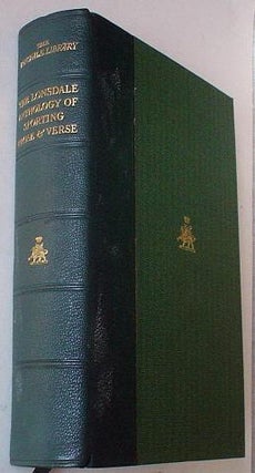 Item #5845 THE LONSDALE ANTHOLOGY OF SPORTING PROSE & VERSE. PARKER. ERIC. Edits, Introduces,...
