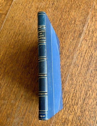 Item #5983 THE RUBAIYAT OF OMAR KHAYYAM. Translated by Edward Fitzgerald. Edited, with...