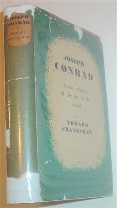 Item #6413 JOSEPH CONRAD. Some aspects of the art of the novel. CRANKSHAW. EDWARD