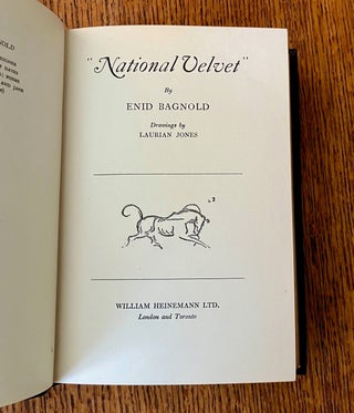Item #6600 NATIONAL VELVET. BAGNOLD. ENID