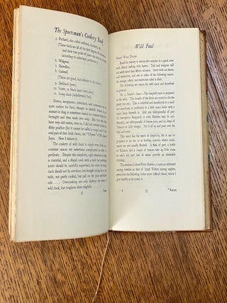 THE SPORTSMAN'S COOKERY BOOK.