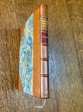 Item #6618 THE SPORTSMAN'S COOKERY BOOK. POLLARD. Major HUGH B. C