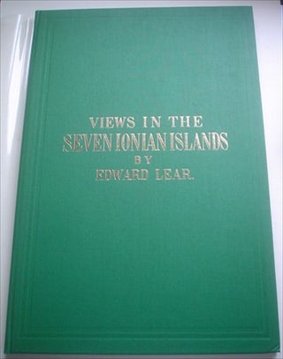 Item #7004 VIEWS IN THE SEVEN IONIAN ISLANDS. Drawn from nature and on stone. LEAR. EDWARD