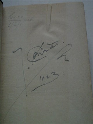 CHANCE. A Tale in two parts. --- SIGNED BY CONRAD.