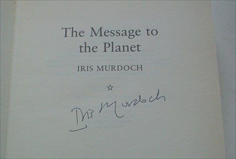 Item #7500 THE MESSAGE TO THE PLANET. MURDOCH. IRIS.