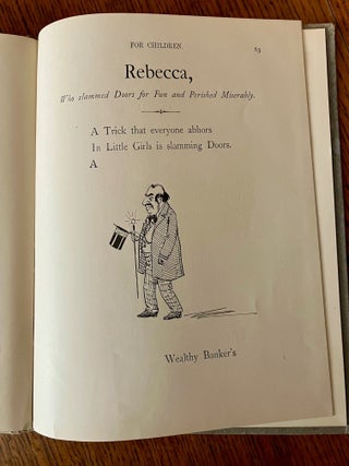 CAUTIONARY TALES FOR CHILDREN. Verses by H. Belloc. Pictures by B. T. B.
