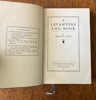 A LEVANTINE LOG-BOOK.