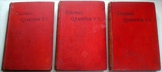 Item #8113 COLONEL QUARITCH, V.C. A tale of country life. HAGGARD. H. RIDER