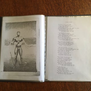 TEN YEARS IN AN OPEN NECKED SHIRT. And Other Poems. Original Holograph Manuscript and typescipts.