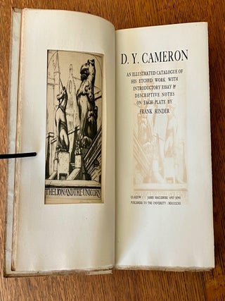 Item #8270 AN ILLUSTRATED CATALOGUE OF HIS ETCHED WORK. With introductory essay & descriptive...