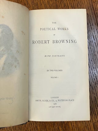 THE POETICAL WORKS. With Portraits.