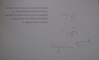 Item #8487 WELCOME HOME LOVEBIRDS. Poems and Drawings by Jim Dine. DINE. JIM