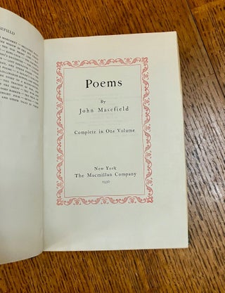POEMS. Complete on one volume.