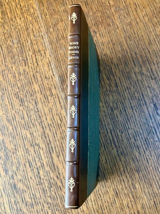 Item #8647 SOME SHORT POEMS. LEGGE. ARTHUR. E. J