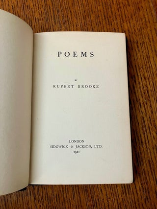 Item #8675 POEMS. BROOKE. RUPERT