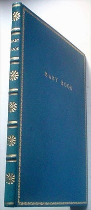 Item #8819 FINE LEATHER BOUND BABY BOOK. BABY BOOK