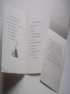 CATALOGUE OF DRAWINGS & ENGRAVINGS BY ERIC GILL. Alpine Club Gallery. 5th to 14th May A. D. 1918.