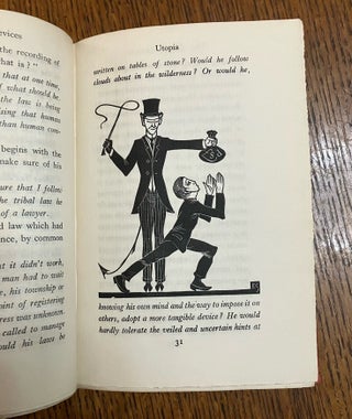 THE DEVIL'S DEVICES, OR, CONTROL VERSUS SERVICE.. With woodcuts by Eric Gill.