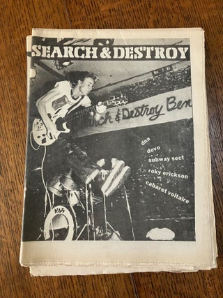 SEARCH & DESTROY. Complete set of original issues 1 to 11. All published. 1977-1979.